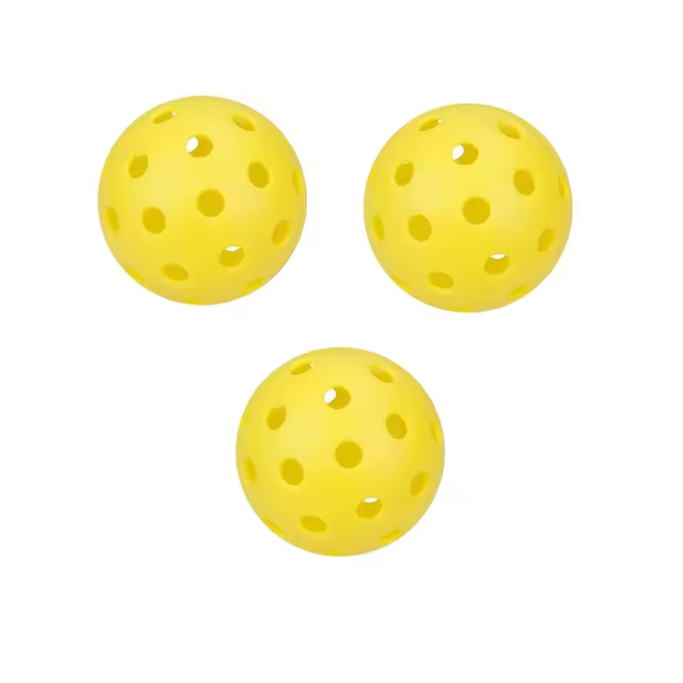 3 x Orange 40-Hole Pickleballs